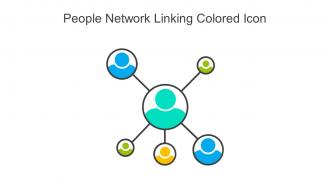 People Network Linking Colored Icon In Powerpoint Pptx Png And Editable Eps Format