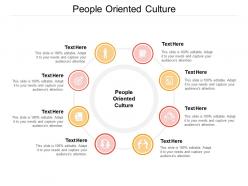People oriented culture ppt powerpoint presentation show summary cpb