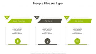 People Pleaser Type In Powerpoint And Google Slides Cpb