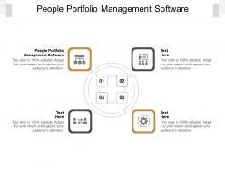 People portfolio management software ppt powerpoint presentation pictures slide cpb