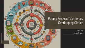 People Process Technology Overlapping Circles PPT PowerPoint AT