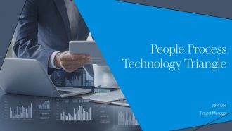 People Process Technology Triangle PPT Slides AT