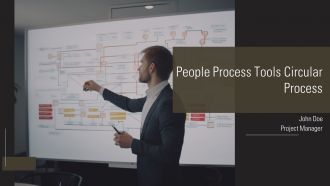 People Process Tools Circular Process PPT Slides AT