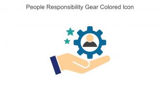 People Responsibility Gear Colored Icon In Powerpoint Pptx Png And Editable Eps Format