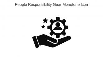 People Responsibility Gear Monotone Icon In Powerpoint Pptx Png And Editable Eps Format