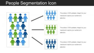 People segmentation icon
