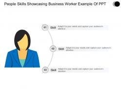 People skills showcasing business worker powerpoint layout