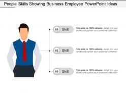 People Skills Showing Business Employee Powerpoint Ideas