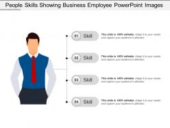 People skills showing business employee powerpoint images