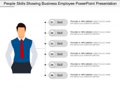 People Skills Showing Business Employee Powerpoint Presentation