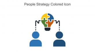 People Strategy Colored Icon In Powerpoint Pptx Png And Editable Eps Format