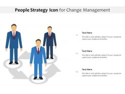 People strategy icon for change management