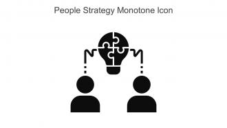 People Strategy Monotone Icon In Powerpoint Pptx Png And Editable Eps Format
