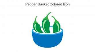 Pepper Basket Colored Icon In Powerpoint Pptx Png And Editable Eps Format