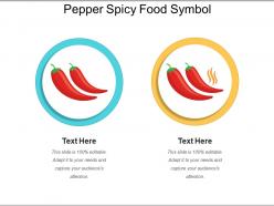 Pepper Spicy Food Symbol