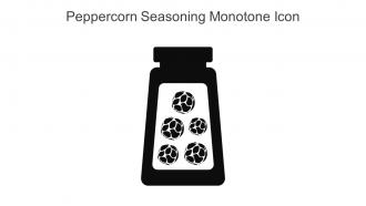 Peppercorn Seasoning Monotone Icon In Powerpoint Pptx Png And Editable Eps Format