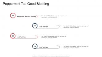 Peppermint Tea Good Bloating In Powerpoint And Google Slides Cpb