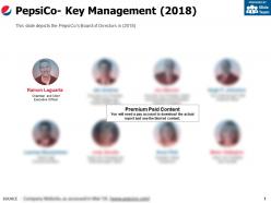 Pepsico key management 2018