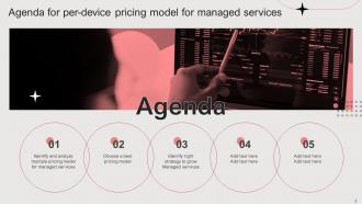 Per Device Pricing Model For Managed Services Powerpoint Presentation Slides Ideas Adaptable