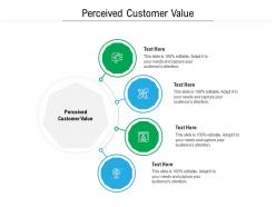 Perceived customer value ppt powerpoint presentation model influencers cpb