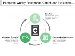 Perceived quality resonance contributor evaluation manufactured products company interacts