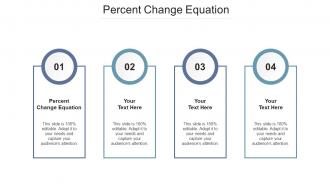 Percent change equation ppt powerpoint presentation professional guide cpb
