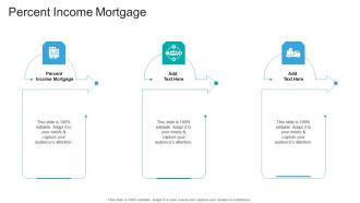 Percent Income Mortgage In Powerpoint And Google Slides Cpb