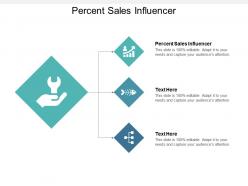 Percent sales influencer ppt powerpoint presentation icon pictures cpb