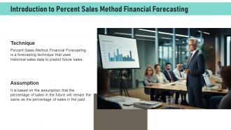 Percent Sales Method Financial Forecasting Powerpoint Presentation And Google Slides ICP Informative Impressive