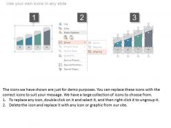 Percentage bar graph for comparison analysis powerpoint slides