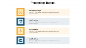 Percentage Budget In Powerpoint And Google Slides Cpb