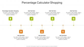 Percentage Calculator Shopping In Powerpoint And Google Slides Cpb