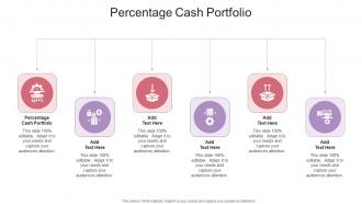 Percentage Cash Portfolio In Powerpoint And Google Slides Cpb