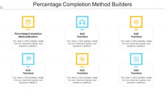 Percentage Completion Method Builders In Powerpoint And Google Slides Cpb