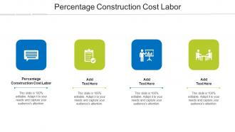 Percentage Construction Cost Labor Ppt PowerPoint Presentation Gallery Smartart Cpb