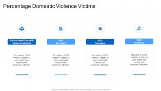 Percentage Domestic Violence Victims In Powerpoint And Google Slides Cpb