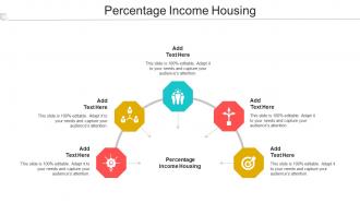 Percentage Income Housing Ppt Powerpoint Presentation Infographics Layout Cpb