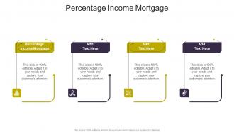 Percentage Income Mortgage In Powerpoint And Google Slides Cpb