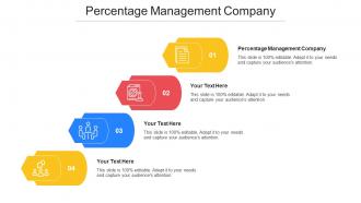 Percentage Management Company Ppt Powerpoint Presentation Infographic Template Example 2015 Cpb