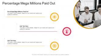 Percentage Mega Millions Paid Out In Powerpoint And Google Slides Cpb
