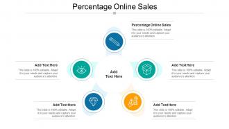 Percentage Online Sales In Powerpoint And Google Slides Cpb