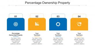 Percentage Ownership Property Ppt Powerpoint Presentation Show Slide Portrait Cpb