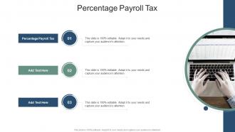 Percentage Payroll Tax In Powerpoint And Google Slides Cpb