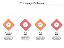 Percentage problems ppt powerpoint presentation model tips cpb