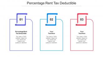 Percentage Rent Tax Deductible Ppt Powerpoint Presentation Infographic Template Format Ideas Cpb