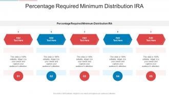 Percentage Required Minimum Distribution IRA In Powerpoint And Google Slides Cpb