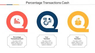 Percentage Transactions Cash Ppt Powerpoint Presentation Model Introduction Cpb
