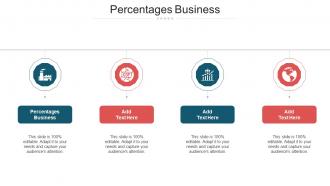 Percentages Business Ppt Powerpoint Presentation File Format Cpb