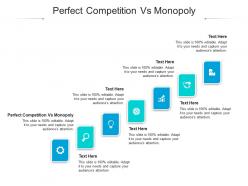 Perfect competition vs monopoly ppt powerpoint presentation slides icon cpb