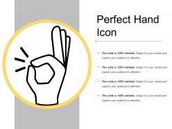 Perfect hand icon